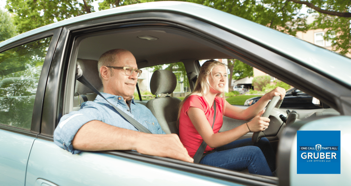 A family discussing a driving agreement