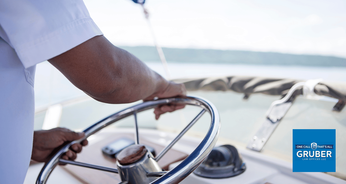 A person operating a boat with a valid Wisconsin Boating Certificate